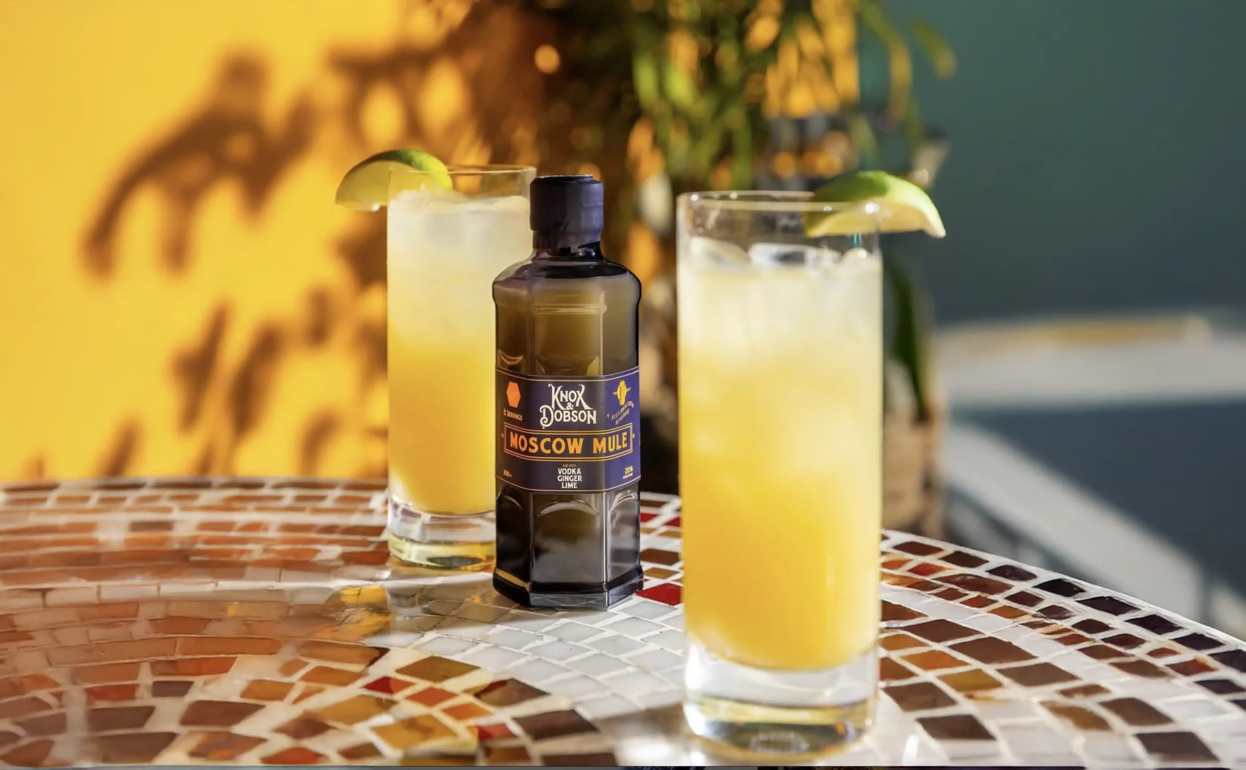 Moscow mule cocktails